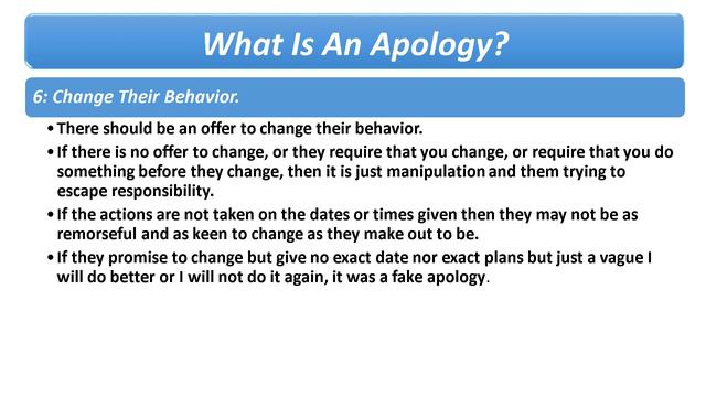 7 Ways To Spot A Fake Apology смотреть онлайн