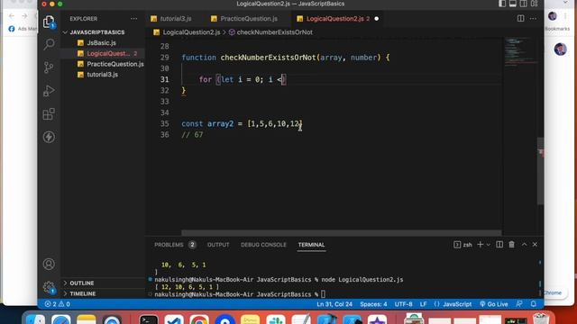 Logical questions for interview  | JS output question