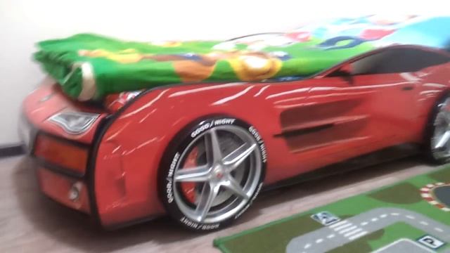 Детская кровать машина Кидди. МаксиСон-Интернет магазин. смотреть онлайн