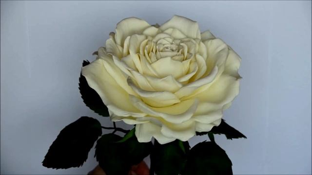 Róża z foamiranu - rose foamiran - roza - Цветок из фоамирана - flower смотреть онлайн