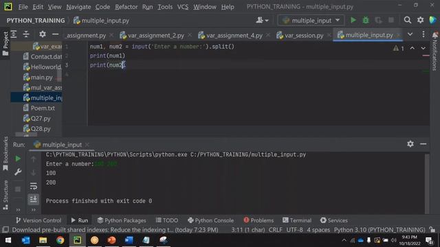 PYTHON Tutorial Day3| variable operator and keyword with 25+ programs |Code With Subbu