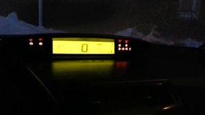 Заводим Citroen C4 Coupe в мороз -31 градус