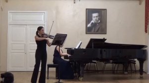 О. Респиги Соната для скрипки и фортепиано си минор  (2часть)