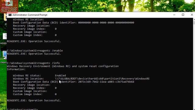 Could not find the recovery environment windows 10