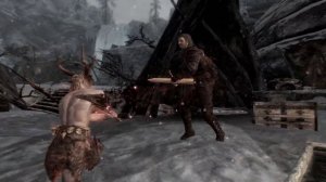 Skyrim Battles - Forsworn Briarheart vs Mercer Frey 1/2