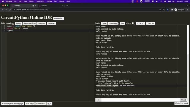 【CircuitPython IDE】Introduction to CircuitPython Online IDE