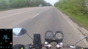 ИЖ юпитер 5 максимальная скорость по GPS