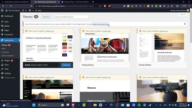 How to Install and Customize ASTRA WordPress Theme (2023) Step by Step Tutorial смотреть онлайн