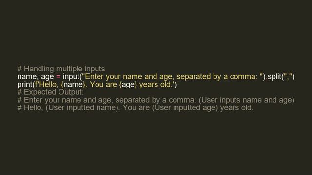 Python - input(): Interacting with Your Programs