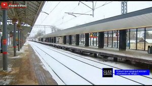 Обновленная после реконструкции станция Баковка МЦД-1