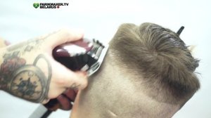 Салонная мужская стрижка.  L STUDIO. ПАРИКМАХЕР ТВ БЕЛАРУСЬ