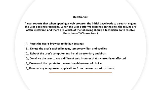 CompTIA A+ Core 2 220 1102 Questions and Answers 40 50 смотреть онлайн