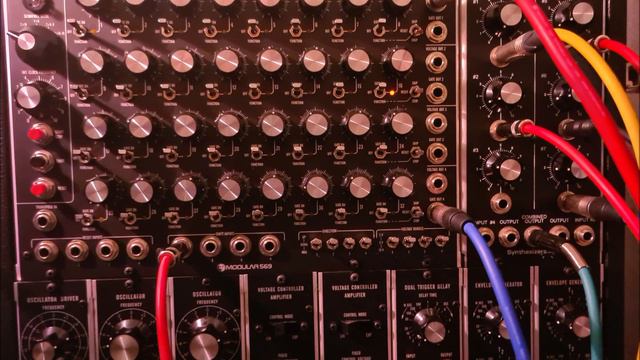Glacial. Moog Sub 37 and mos-lab 5U modular. смотреть онлайн