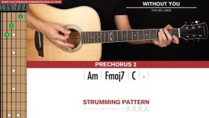 Without You Guitar Tutorial The Kid LAROI Lesson |Easy Chords + Cover|