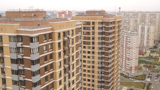 Аэросъемка - Микрорайон "Бутово Парк". Застройщик ГК ПИК