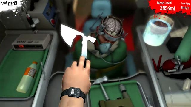 Surgeon Simulator 2013 серия №7 "Избавление от черепа" смотреть онлайн