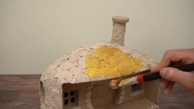 Hobbit Hole Made With Cardboard смотреть онлайн