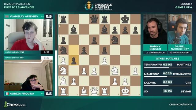 Who'll Score A Place in Division I? ft. Hikaru, So | Chessable Masters 2024 Division Placement Stag смотреть онлайн