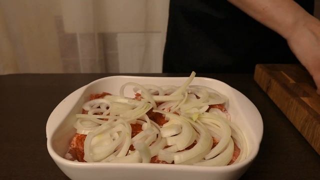 Мясо по-французски на праздничный  новогодний стол