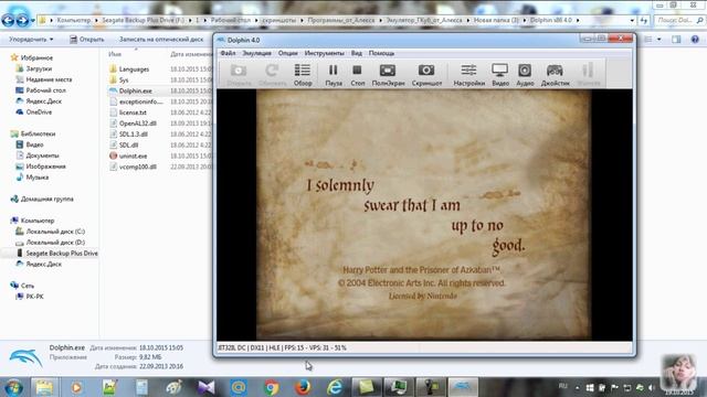 Harry Potter-GameCube-Emulator Dolphin-Testing/ Запускаемость игр о Гарри Поттере(GameCube)