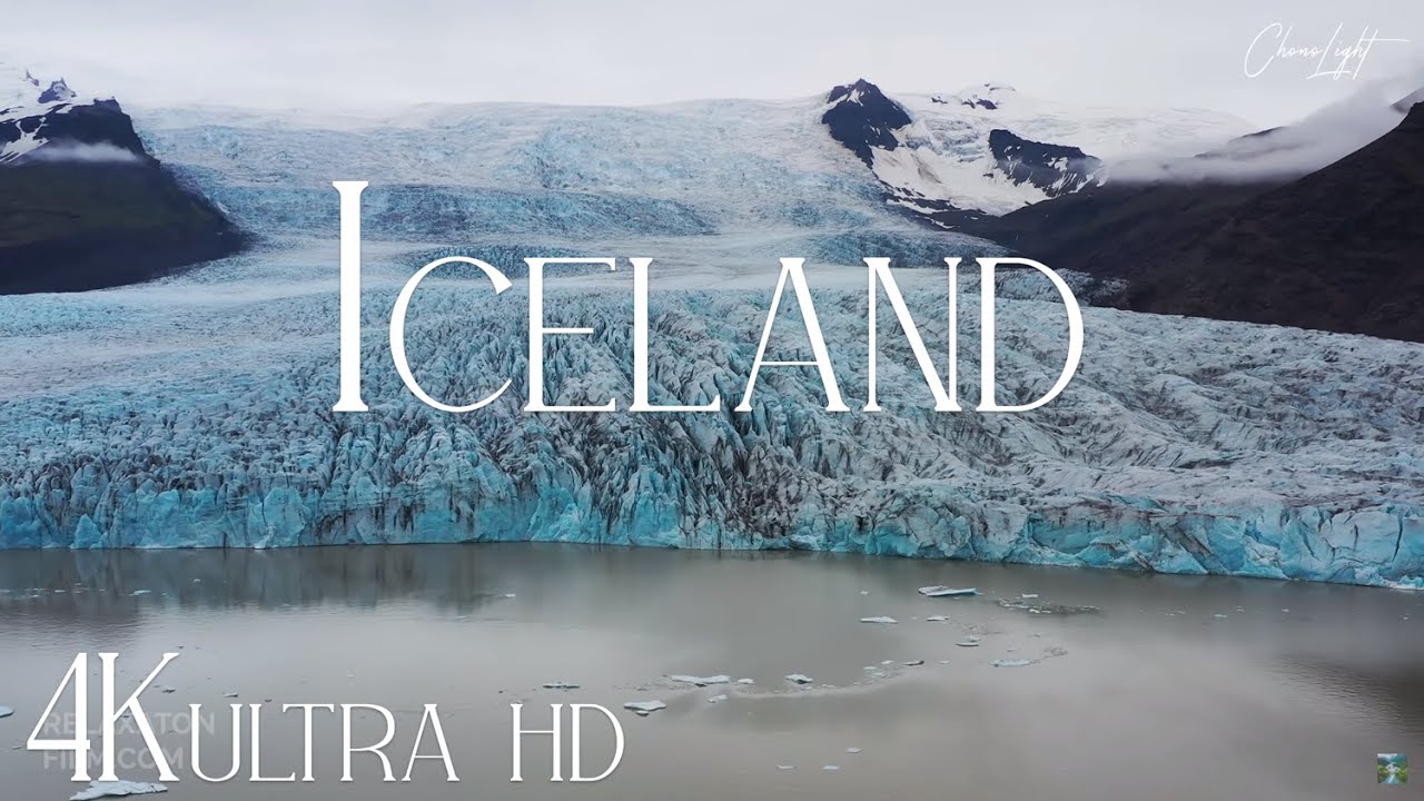Diamond Beach Iceland | Beautiful Meditation Music, Nature soundscape • 4K Relaxation Film