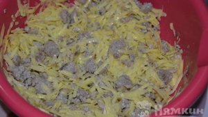 Запеканка из капусты с тертым картофелем