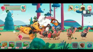 Dino Bash Level 99 Android walk-through Gameplay...!