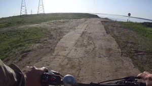 Моё пятикилометровое велосипедное кольцо по берегу реки Волги рабочий посёлок Светлый Яр.