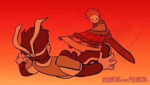 БИТВА В ЛАВЕ МАЙНКРАФТ МЭНХАНТ 4V1 ANIMATIC/ANIMATION НА РУССКОМ