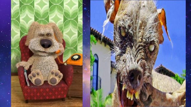 My talking Ben react to dog - memes смотреть онлайн