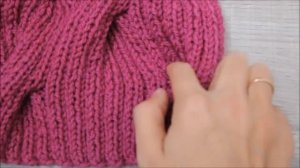 Снуд спицами