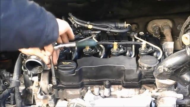 Замена впускного коллектора 1.6 Hdi сборка