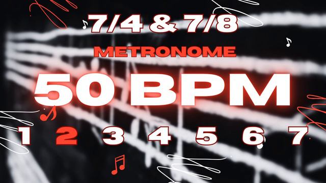 50 BPM - 7/4 & 7/8 Metronome смотреть онлайн