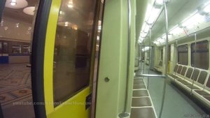 Перегон Смоленская - Киевская и станция метро Киевкая (Филёвская линия) // 2017