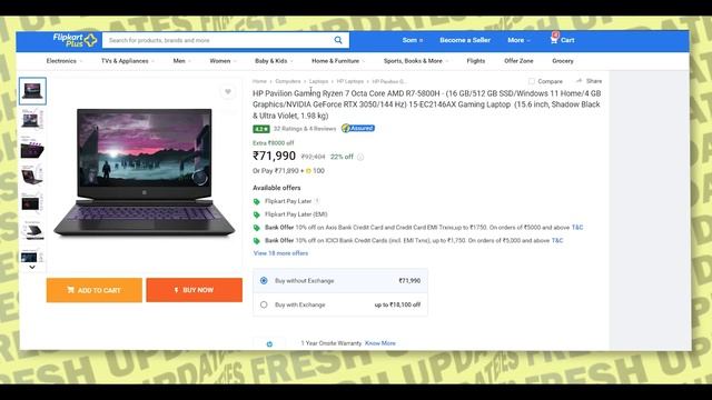 Flipkart Big Billion Days 2022 Gaming Laptop Offers ? Gaming Laptop Offers On Flipkart Sale 2022 ⚡ смотреть онлайн