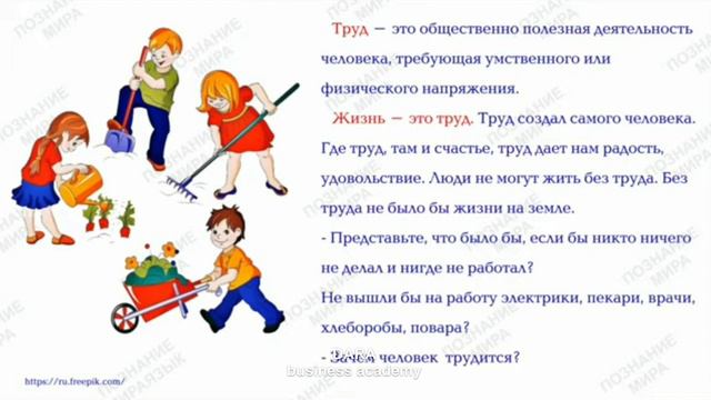 Познание мира Почему люди трудятся 2 КЛАСС смотреть онлайн