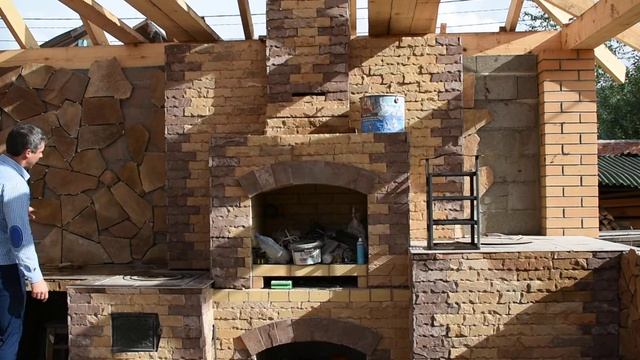 Барбекю, печи, тандыры, камины из кирпича и камня смотреть онлайн