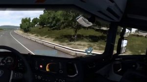 Euro Truck Simulator 2 - Поездка с двумя мониторами.