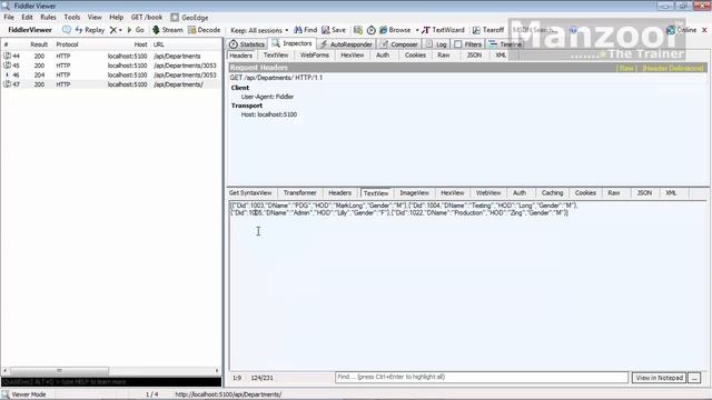 Invoking CRUD Operations With Fiddler (Web APIs Part - 8)