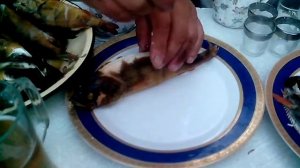 Мастер класс по разделке копченого окуня