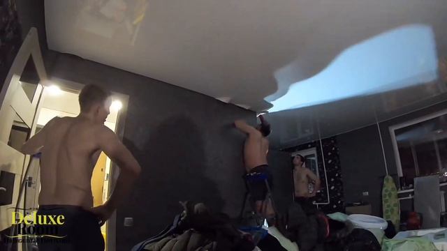 Большой Широкий потолок одним полотном без шва смотреть онлайн