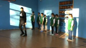 Открытый урок по физической культуре в 4 классе "Обучение технике перестроения".Учитель Морозов А.В