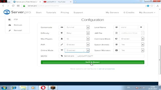Как Создать Свой сервер Minecraft Бесплатно со 100 Слотами смотреть онлайн