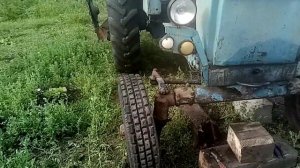 Замена передней оси на т40