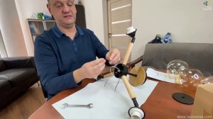 Как собрать потолочный светильник в скандинавском стиле 78017/3 BK ЛасСветас. Инструкция по сборке.