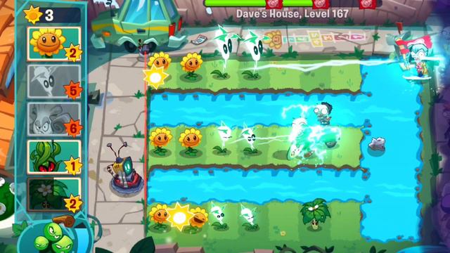 HOW TO PASS LEVEL 167 IN PLANTS VS ZOMBIES 3 | WELCOME TO ZOMBURBIA LEVEL 167 смотреть онлайн