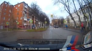 Поездка по улицам Смоленска на регистратор.