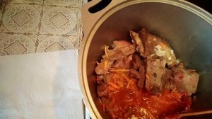 ГОВЯДИНА ТУШЁНАЯ В КАЗАНЕ с картошкой.