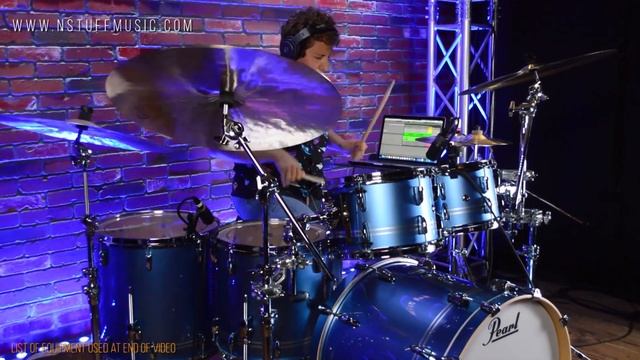 Pearl Masters Maple Complete 5-Piece Kit - Chrome Contrail Metallic смотреть онлайн