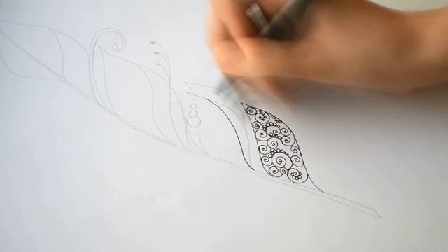 Зентангл для начинающих  Zentangle. Drawing basics